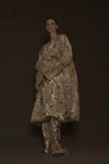 Mutedance 24 Autumn and Winter Loose Flower Dye Button Padded Jacket MD-MD24FW109-GOLD MD24FW110 MD24FW109